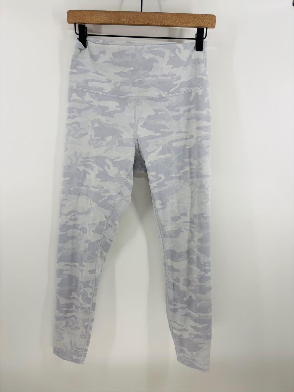 Lululemon Wunder Under High-Rise Tight 25" White Incognito Camo Jacquard